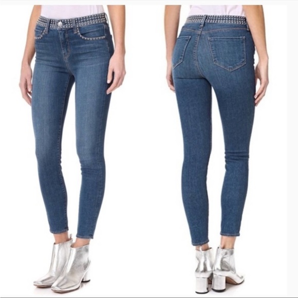 L’Agence Margot Studs Dark Vintage High Rise USA - Picture 2 of 8